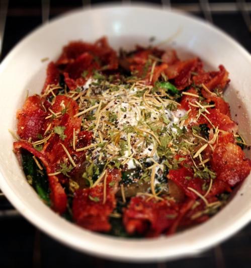 Recipe Baked Eggs with Bacon