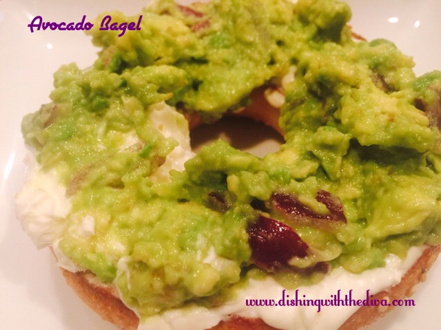 Recipe Avocado Snack Bagel