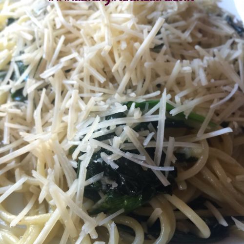 Spinach and Garlic Pasta