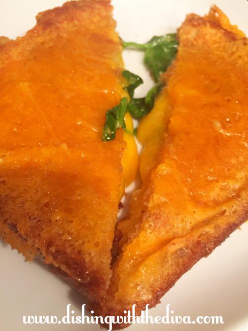 Recipe Grilled Cheese and Spinach Sandwich